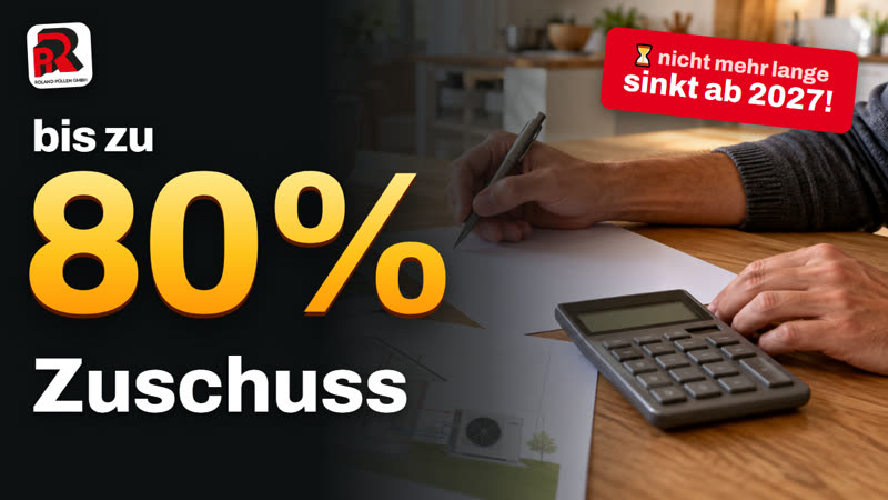 Heizungsförderung 2026: bis zu 80 % Zuschuss